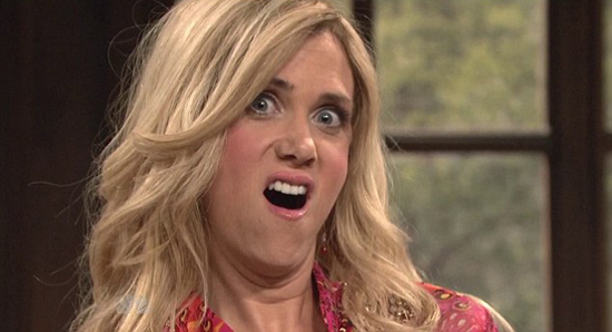 No offense meant to Kristen Wiig, a comedy treasure. This just happened to be one of the first results for "surprised celebrity".