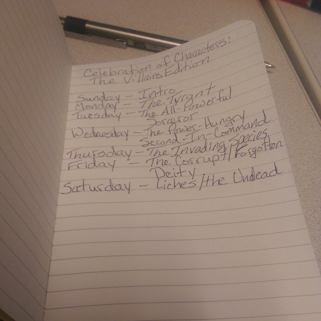 It's official because I wrote in a notebook.