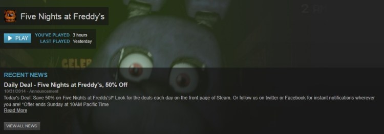 When you go to choose a game and see this, it might be time to boot up Shovel Knight or Portal 2 instead.